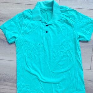 Men’s Lululemon polo -teal color size Large